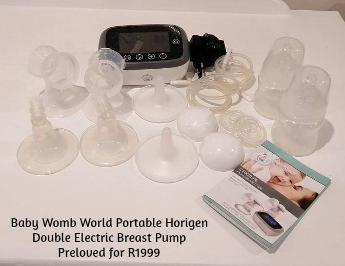Baby Womb World Portable Horigen Double Electric Breast Pump