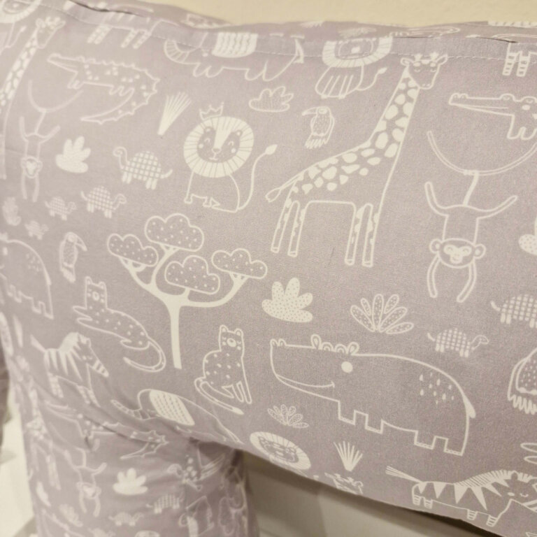 Nursing Pillow - Grey Safari