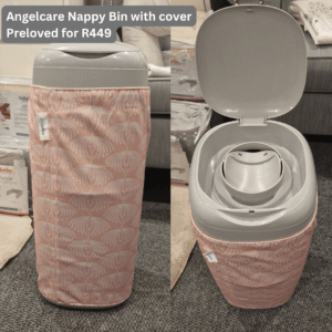 Angelcare Nappy Bin with cover Preloved for R449