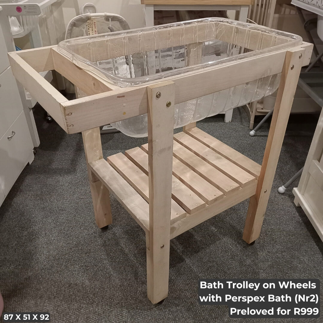 Bath Trolley on Wheels