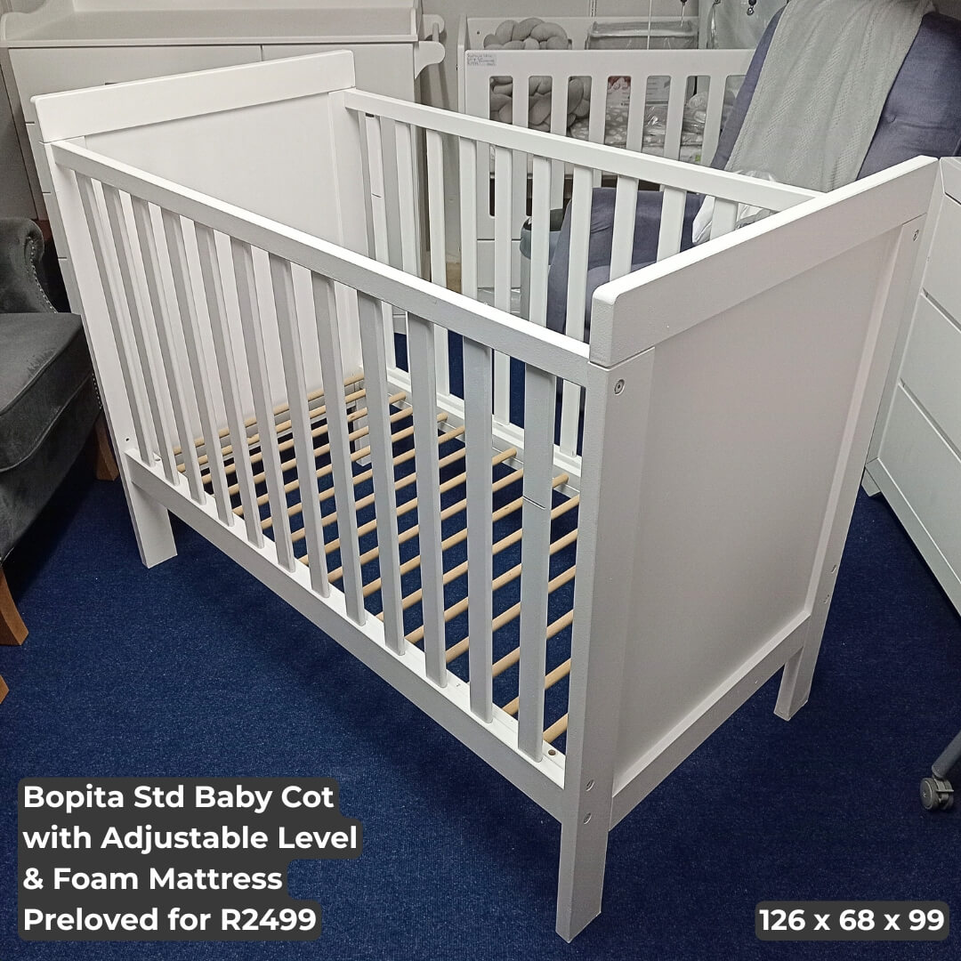 Bopita White Cot