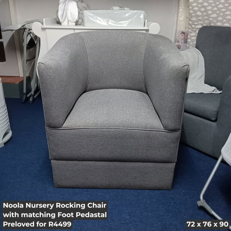 Noola Nursery Rocking Chair with matching Foot Pedastal