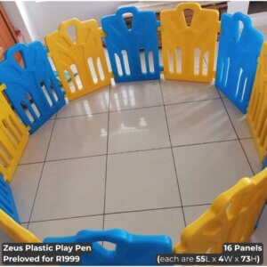 Zeus Plastic Play Pen